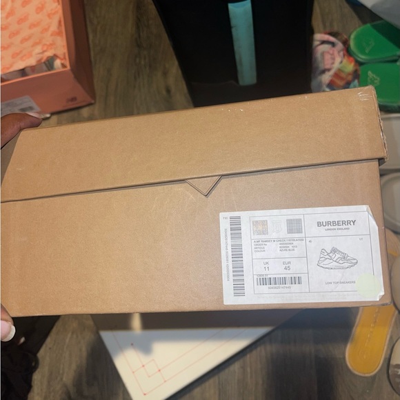 Burberry Ramsey Sneakers - UK45 US12 . Still like new I only wore them once. - Picture 3 of 7